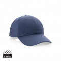 Impact 6 panel 190gr Recycled cotton cap with AWARE™ tracer, navy