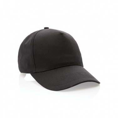 Logo trade promotional products picture of: Impact 5 panel 190gr Recycled cotton cap with AWARE™ tracer