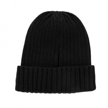 Logo trade promotional items picture of: Kennedi AWARE™ Polylana® beanie with large rib