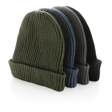 Logotrade advertising products photo of: Impact AWARE™  Polylana® double knitted beanie