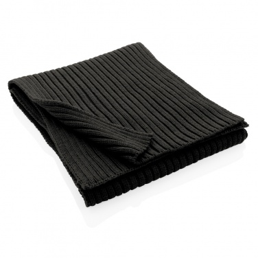 Logo trade promotional merchandise picture of: Impact AWARE™ Polylana® knitted scarf 180 x 25cm