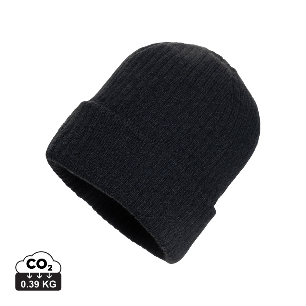 Logo trade promotional products image of: Pryor AWARE™ Polylana® beanie with cuff