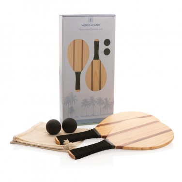 Logotrade promotional items photo of: Wooden frescobol tennis set