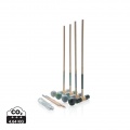 Wooden croquet set, brown