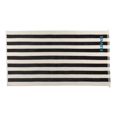 Logotrade promotional merchandise image of: Ukiyo Yukari AWARE™ XL deluxe beach towel 100x180cm