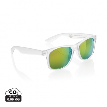 Logotrade promotional item image of: Gleam RCS recycled PC mirror lens sunglasses