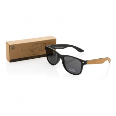 Logotrade business gift image of: GRS recycled PC plastic sunglasses with cork