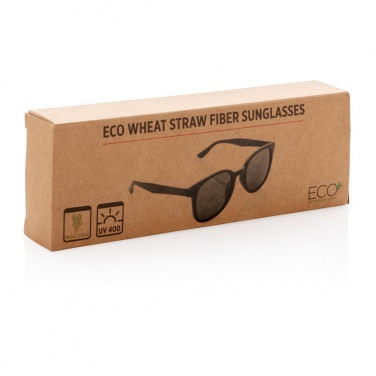 Logo trade promotional merchandise photo of: Wheat straw fibre sunglasses