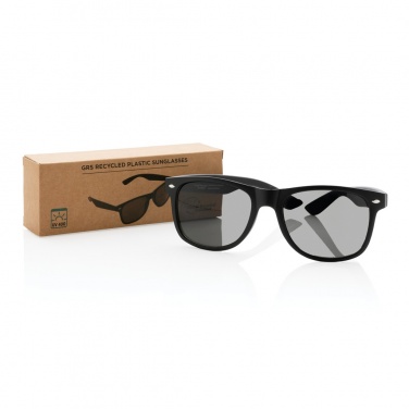 Logo trade promotional gifts image of: GRS recycled PC plastic sunglasses