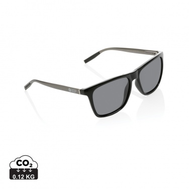 Logo trade promotional merchandise picture of: Swiss Peak RCS rplastic polarised sunglasses