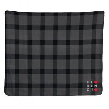 Logotrade promotional giveaway picture of: Soft plaid fleece blanket