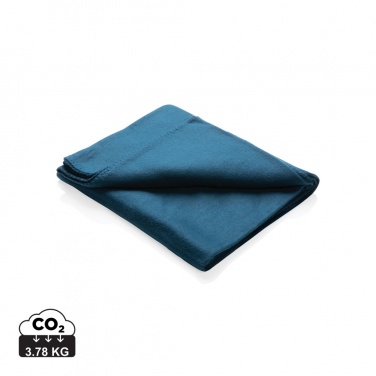 Logo trade promotional merchandise image of: Fleece blanket in pouch