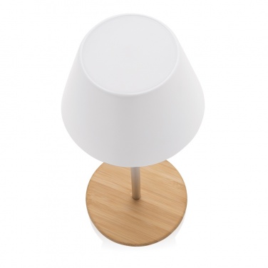 Logo trade promotional merchandise image of: Pure Glow RCS usb-rechargeable recycled plastic table lamp