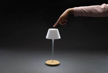 Logotrade promotional merchandise image of: Pure Glow RCS usb-rechargeable recycled plastic table lamp