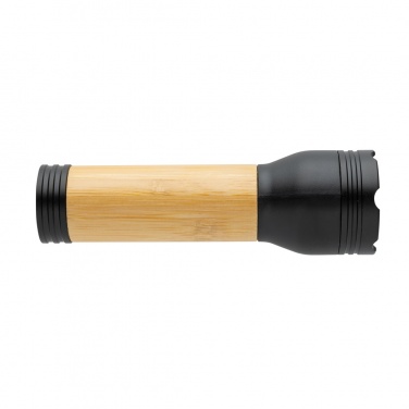 Logotrade promotional gift image of: Lucid 3W RCS certified recycled plastic & bamboo torch