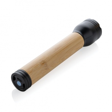 Logotrade business gift image of: Lucid 5W RCS certified recycled plastic & bamboo torch