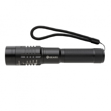 Logo trade promotional items image of: Gear X USB re-chargeable torch