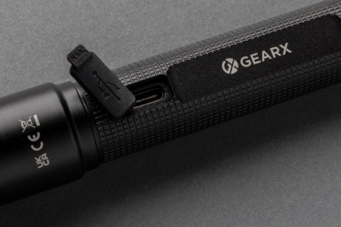 Logotrade advertising product image of: Gear X RCS recycled aluminum USB-rechargeable torch