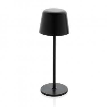 Logo trade promotional product photo of: Zenic RCS recycled plastic USB re-chargable table lamp