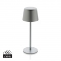 Zenic RCS recycled plastic USB re-chargable table lamp, silver