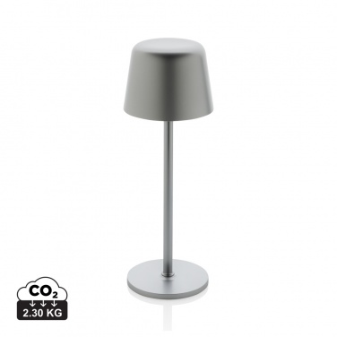 Logo trade promotional gift photo of: Zenic RCS recycled plastic USB re-chargable table lamp