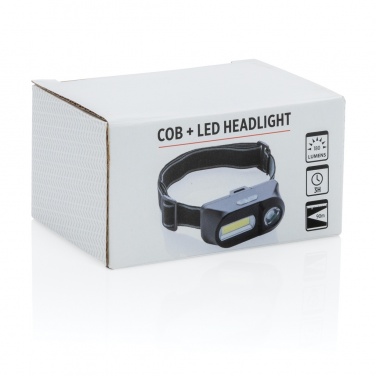 Logo trade advertising product photo of: COB and LED headlight