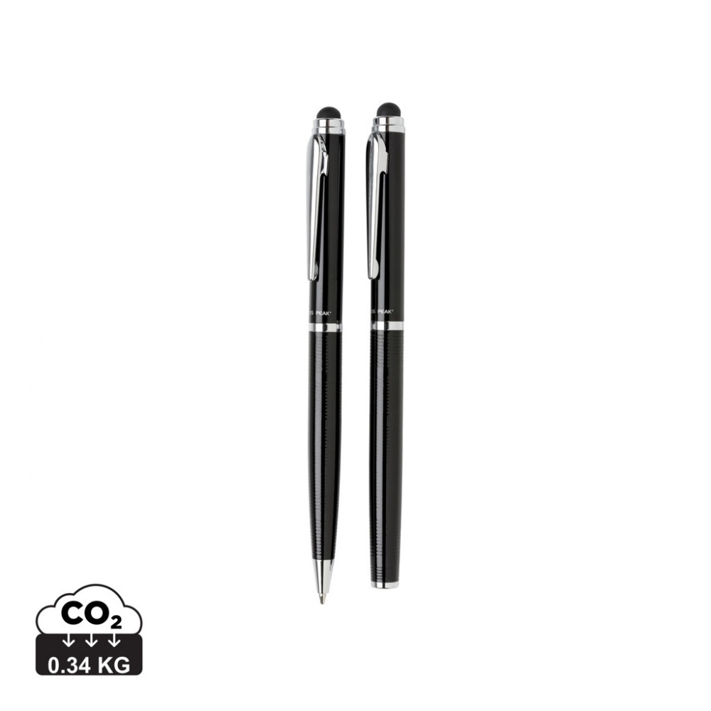 Logo trade promotional merchandise picture of: Swiss Peak deluxe pen set