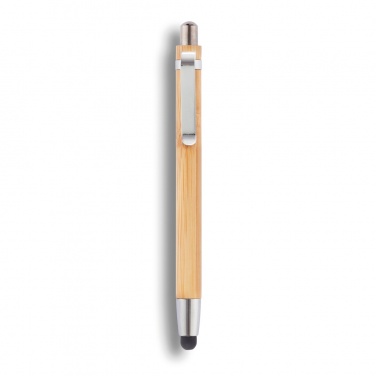 Logo trade advertising products image of: Bamboo stylus pen