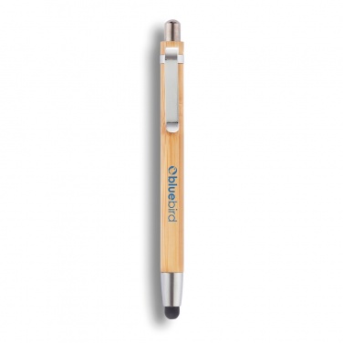 Logo trade promotional merchandise image of: Bamboo stylus pen