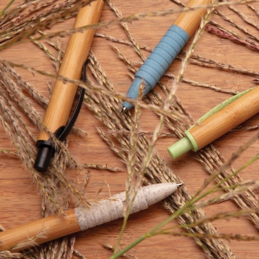 Logo trade promotional products picture of: Bamboo & wheat straw pen