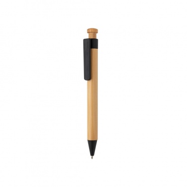 Logotrade promotional gift picture of: Bamboo pen with wheatstraw clip