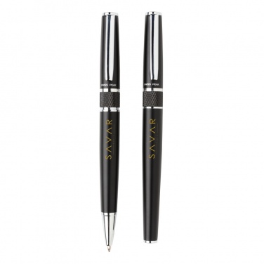 Logo trade promotional items image of: Swiss Peak deluxe pen set