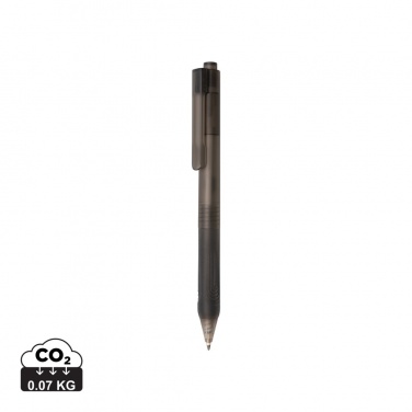 Logotrade promotional giveaway image of: X9 frosted pen with silicone grip