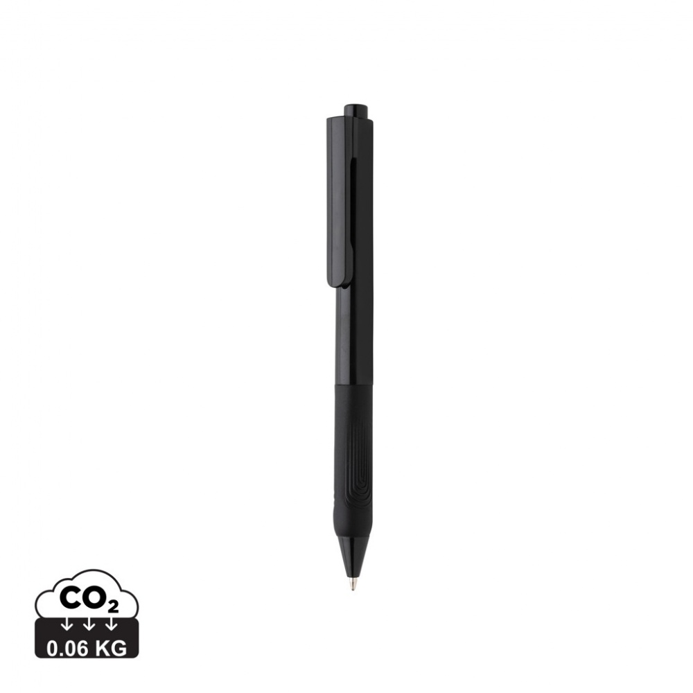 Logo trade promotional gifts image of: X9 solid pen with silicone grip