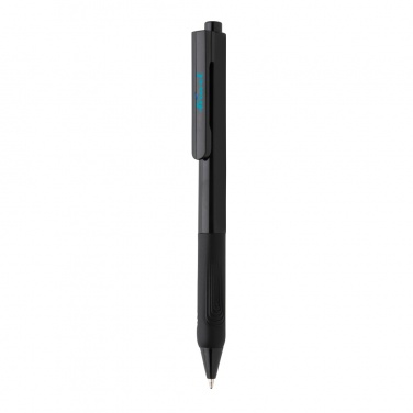 Logotrade promotional product image of: X9 solid pen with silicone grip