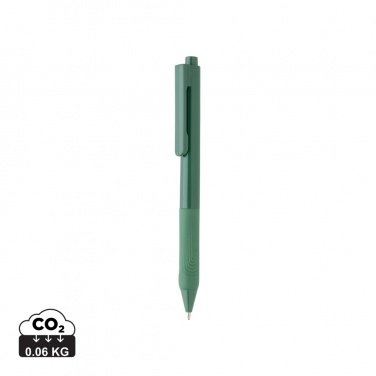 Logotrade advertising products photo of: X9 solid pen with silicone grip