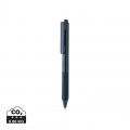 X9 solid pen with silicone grip, navy