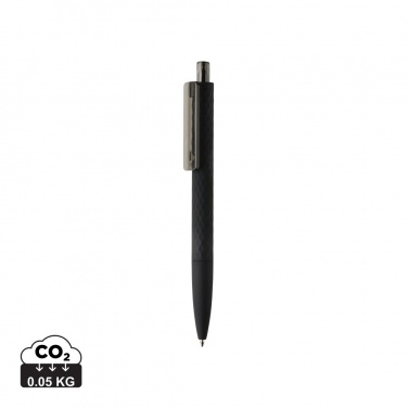 Logo trade corporate gifts picture of: X3 black smooth touch pen