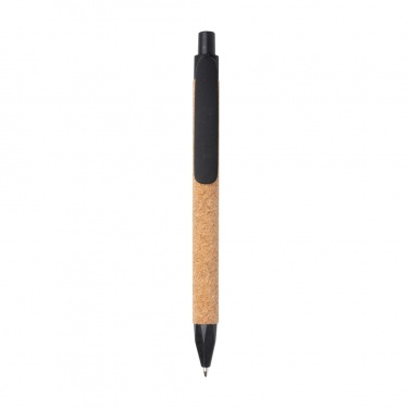 Logo trade business gifts image of: Write wheatstraw and cork pen