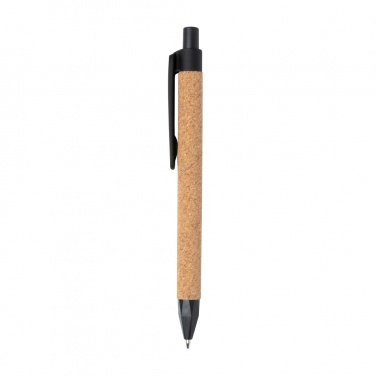 Logo trade business gifts image of: Write wheatstraw and cork pen