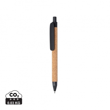 Logotrade corporate gift image of: Write wheatstraw and cork pen