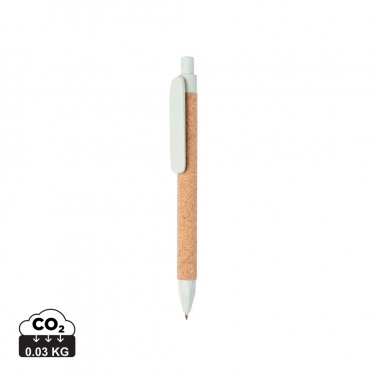 Logotrade business gift image of: Write wheatstraw and cork pen