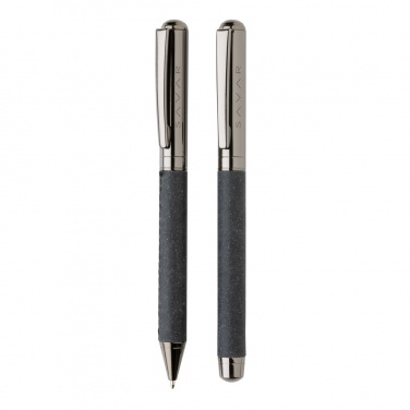 Logotrade promotional item picture of: Recycled leather pen set