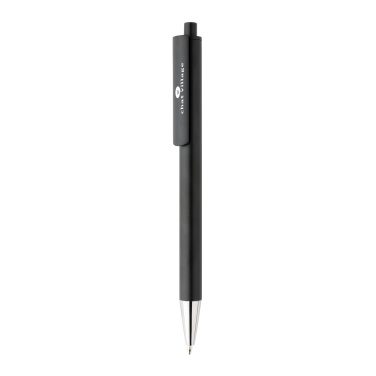 Logo trade promotional merchandise picture of: Amisk RCS certified recycled aluminum pen