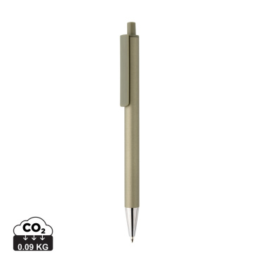 Logo trade promotional merchandise image of: Amisk RCS certified recycled aluminum pen