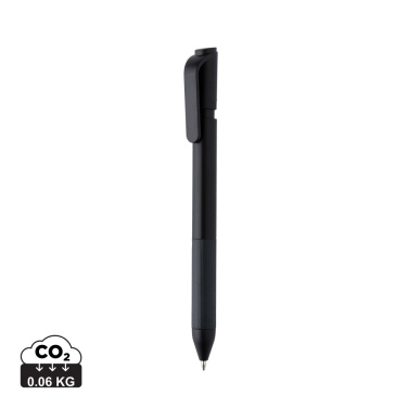 Logo trade promotional merchandise photo of: TwistLock GRS certified recycled ABS pen