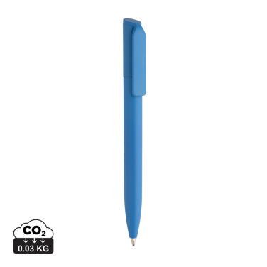 Logo trade promotional merchandise photo of: Pocketpal GRS certified recycled ABS mini pen