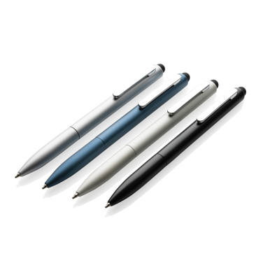 Logotrade promotional items photo of: Kymi RCS certified recycled aluminium pen with stylus