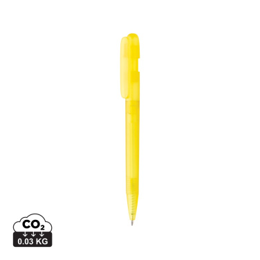 Logotrade promotional merchandise picture of: Devin GRS certified RABS pen transparent