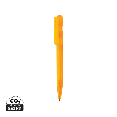 Logotrade promotional merchandise picture of: Devin GRS certified RABS pen transparent